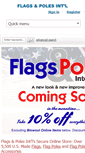 Mobile Screenshot of flagsandpoles.com